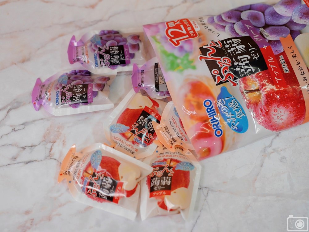 日本Orihiro 蒟蒻果凍-蘋果味+葡萄味(240g)